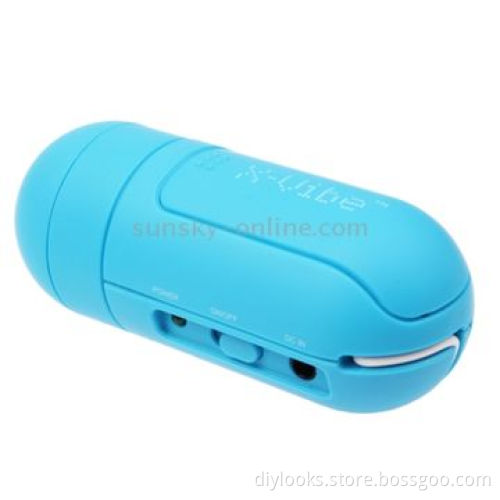 Capsule Style Portable Resonance Speaker (Blue)